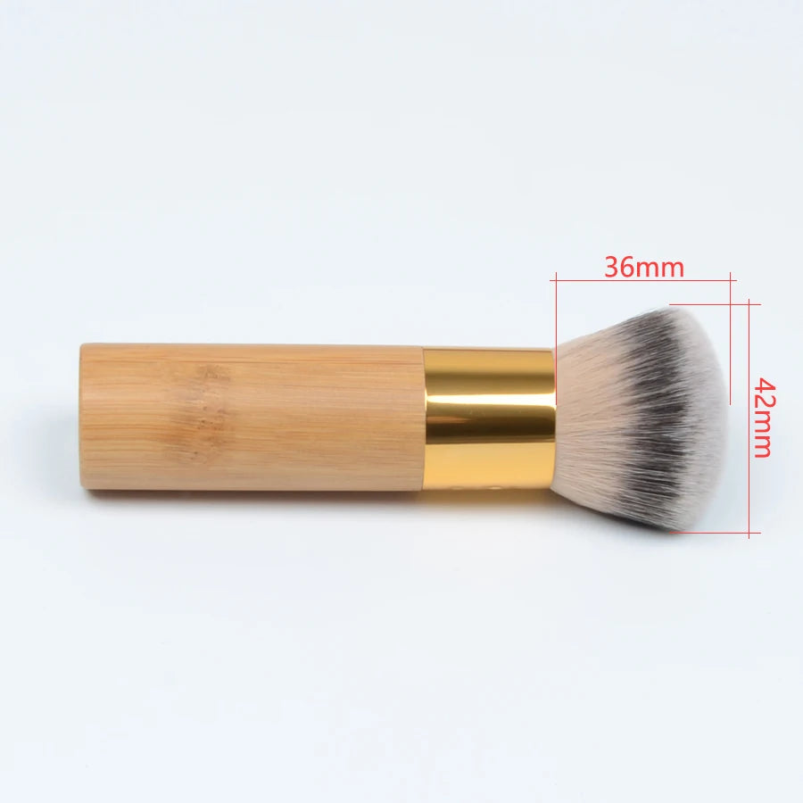 1pc #3 Powder Base makeup brush-multi-functional make up bamboo Cosmetic tools