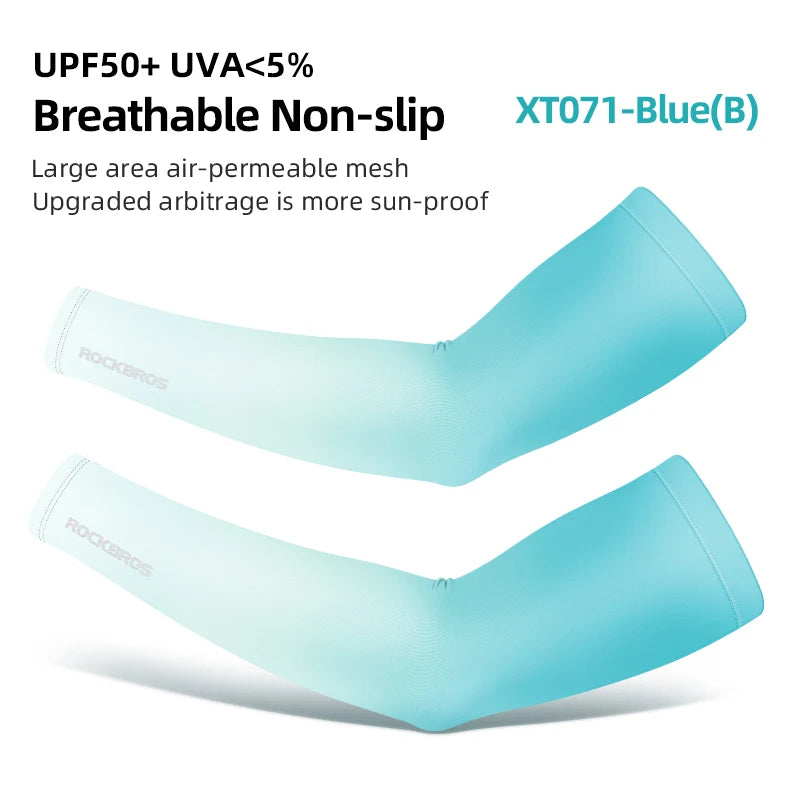 Silk Sports Cycling Arm Sleeves-Breathable