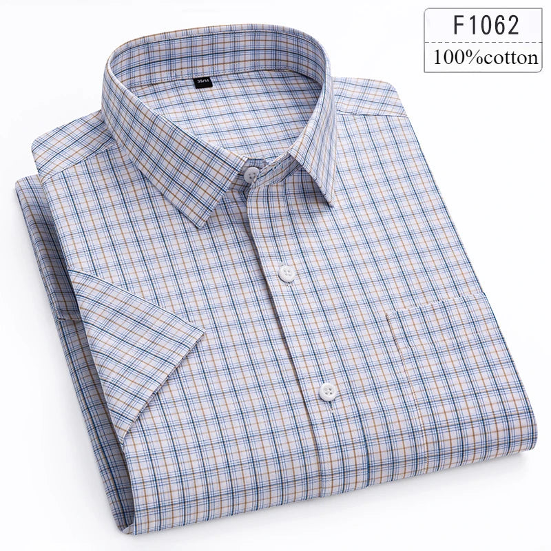 100% cotton short sleeve shirts for me