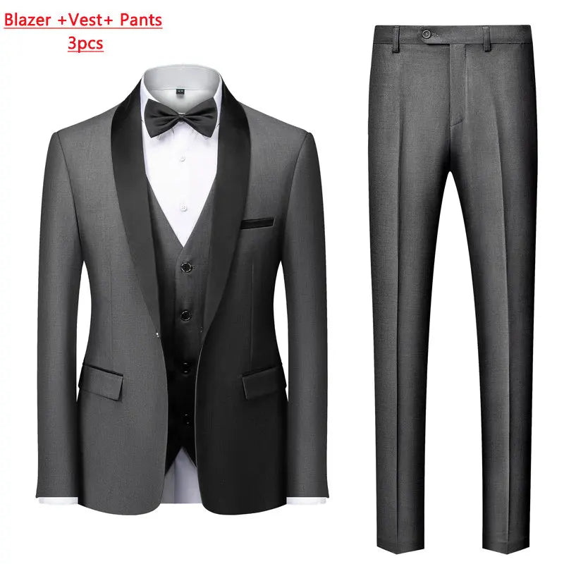 M-6XL Men's Casual Business Suit-High End Boutique Fashi
