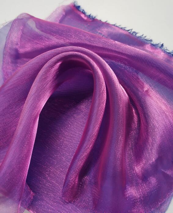 Glass Organza Fabric, 3 Yards Shiny Party Cosplay Fabric
