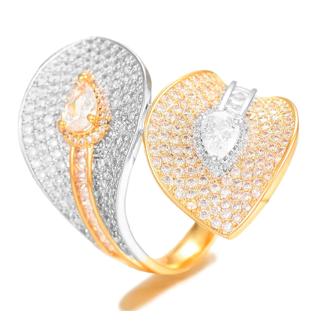 Spain Snake Leaf Bangle Ring Jewelry Set For Women