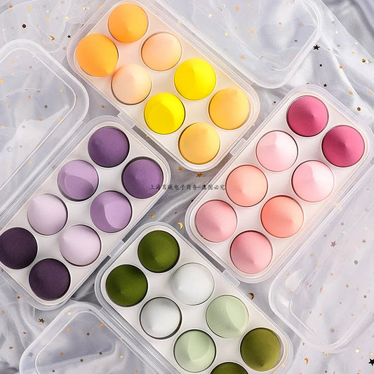 Premium Set of 4pcs/8pcs Makeup Sponges for Flawless Application - Soft Cosmetic Blending Sponges for Women