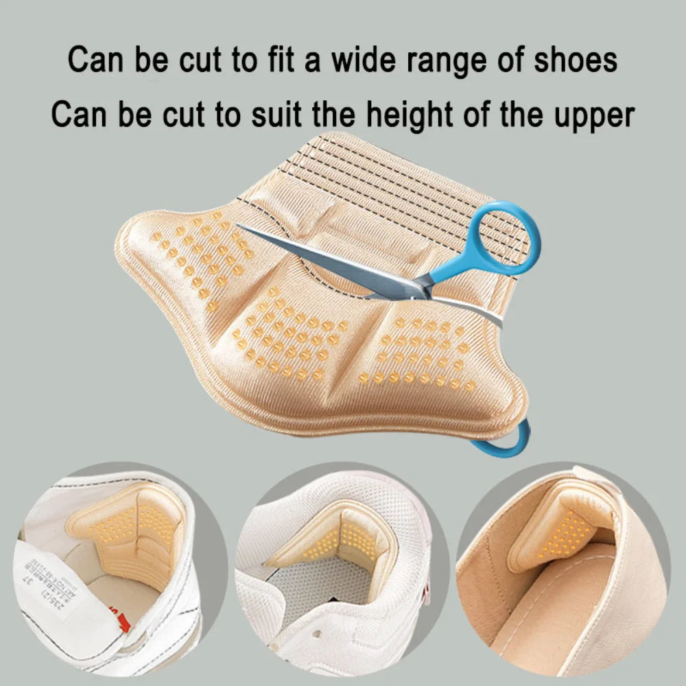 4Pcs Heel Stickers, Heel Protectors Insoles, Anti-wear Shoe Pads