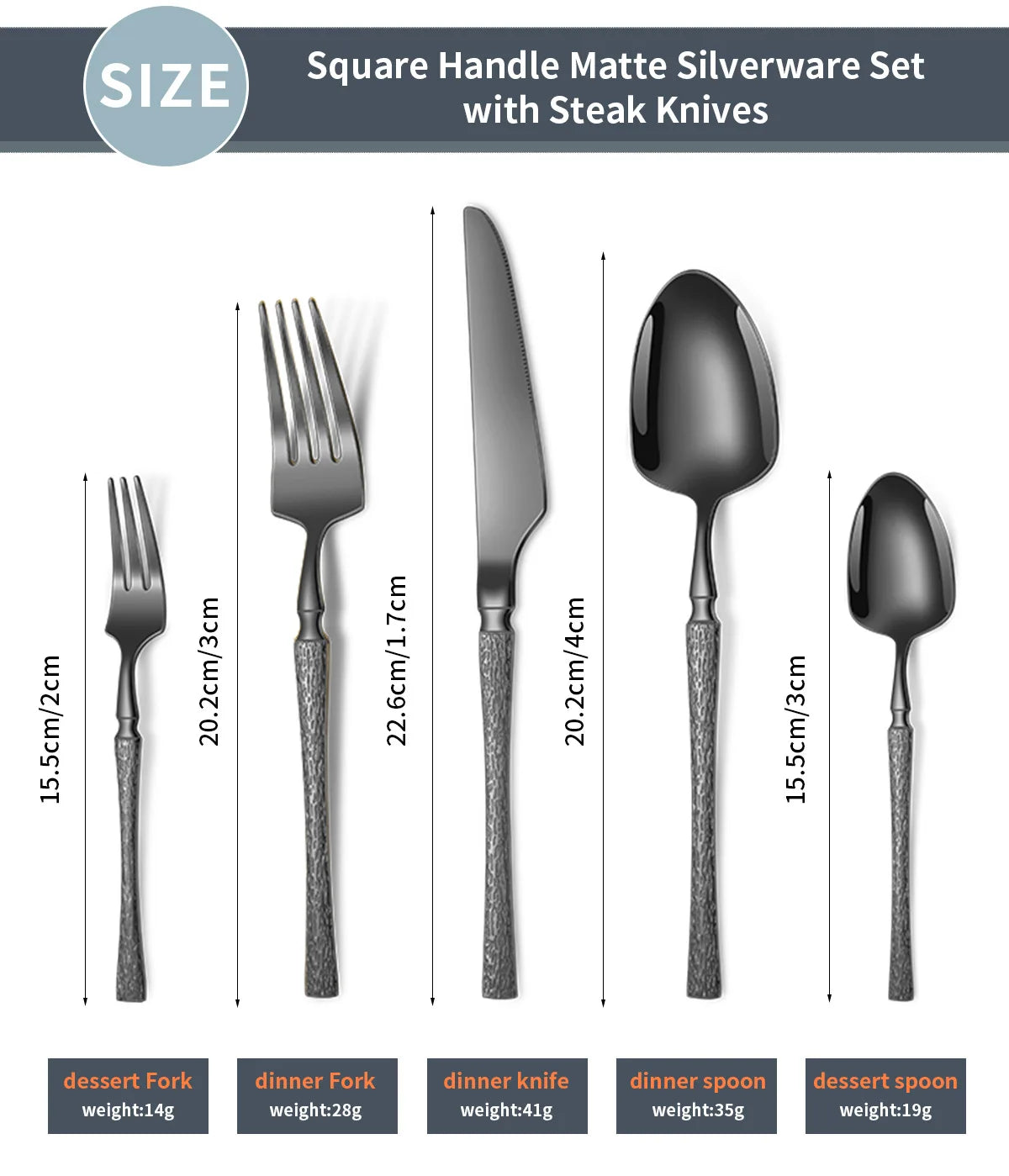 40/60pcs Stainless Steel Cutlery Set/Tableware-Knife, Fork, Coffee Spoon, Dishwasher Safe