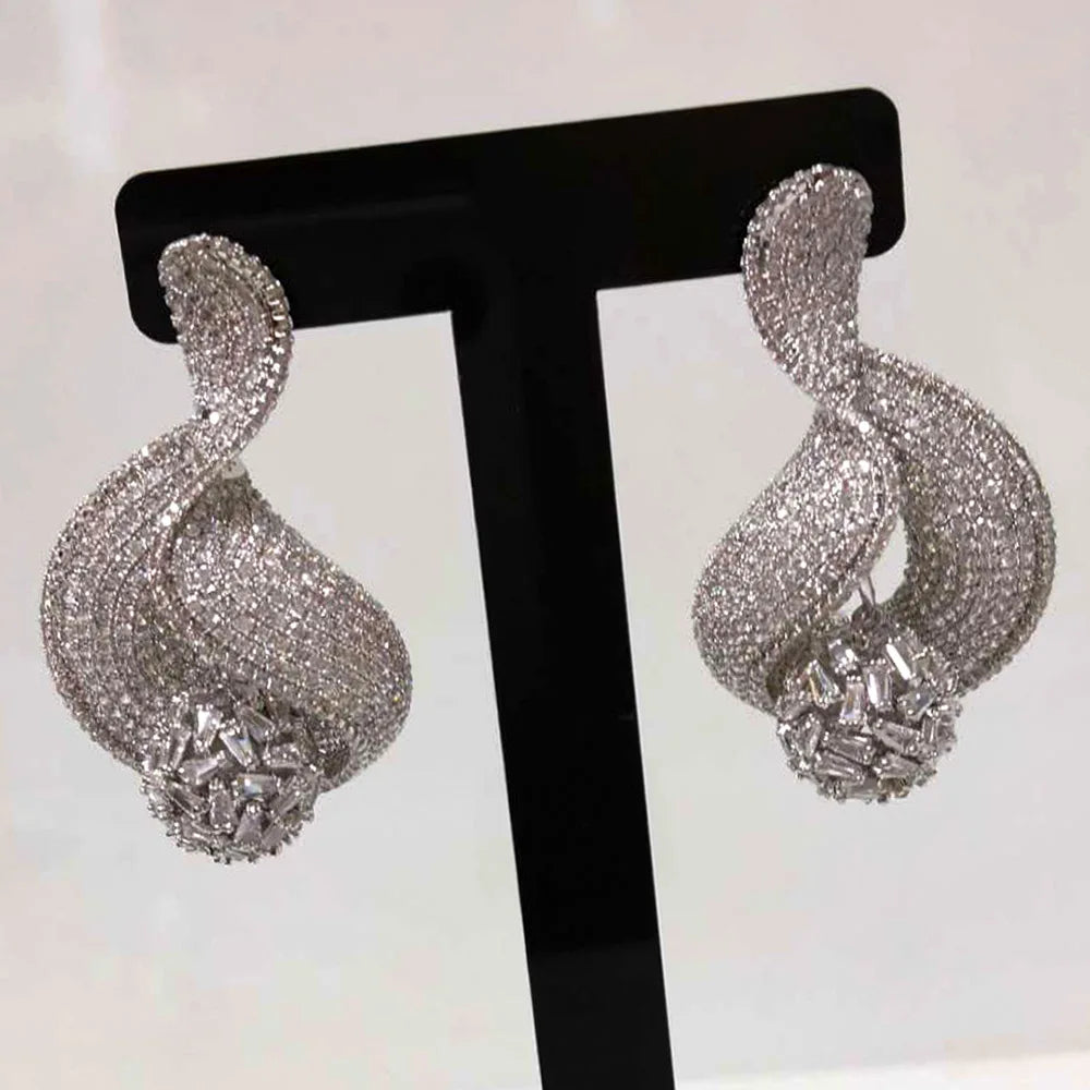 Twist Ball Stud Earrings For Women