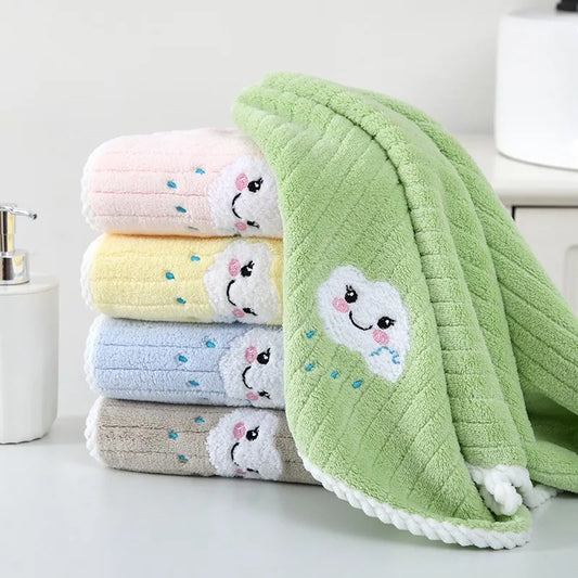 1 Piece Velvety Soft Children's Baby Bath Towel C