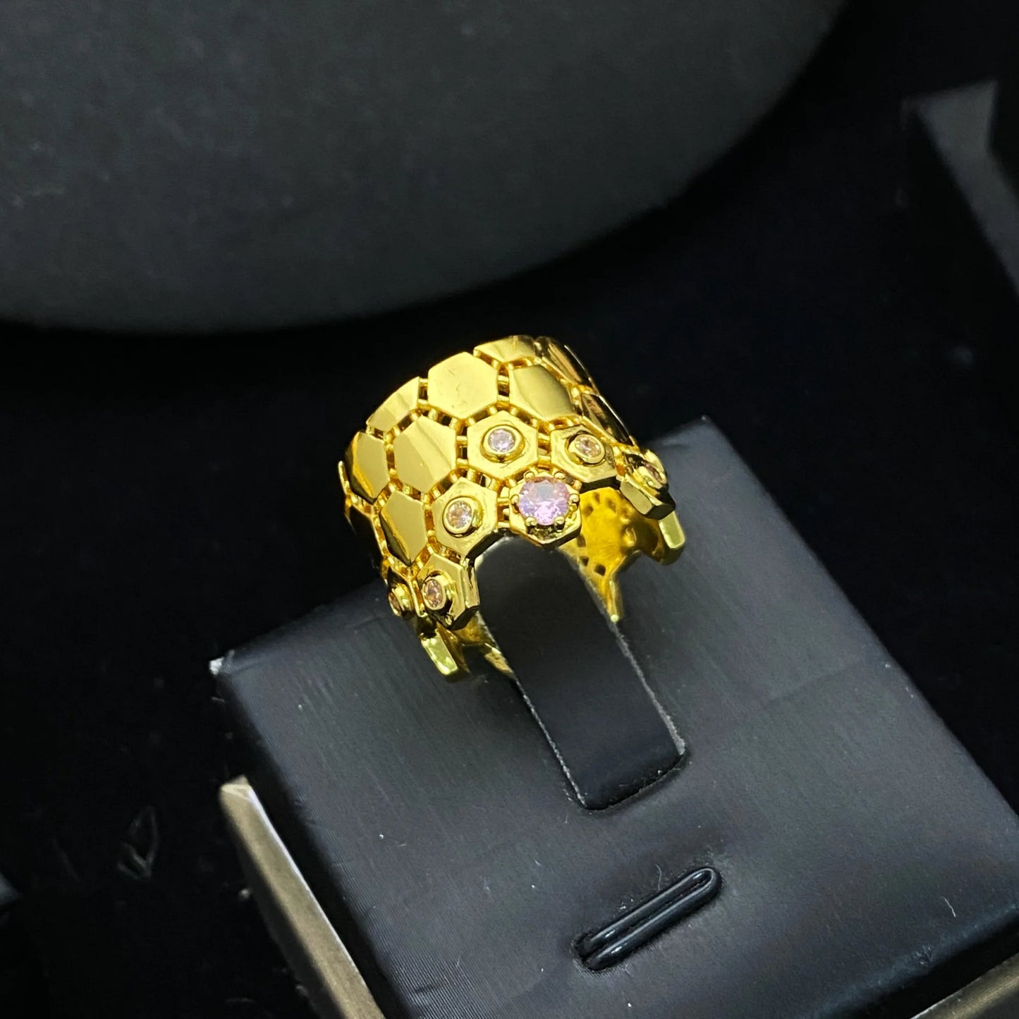 Timeless Elegant Jewelry Set 4-Piece Zirconia Necklace Earrings Bracelet Ring Plated