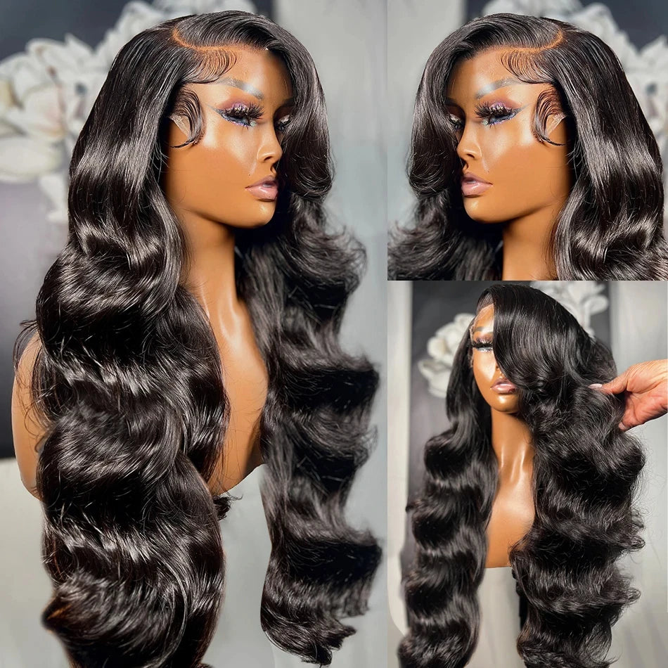 13x4/13x6 HD Lace Frontal Human Hair Wigs For Women- 30-40 Inch 250 Density Body Wave Wig