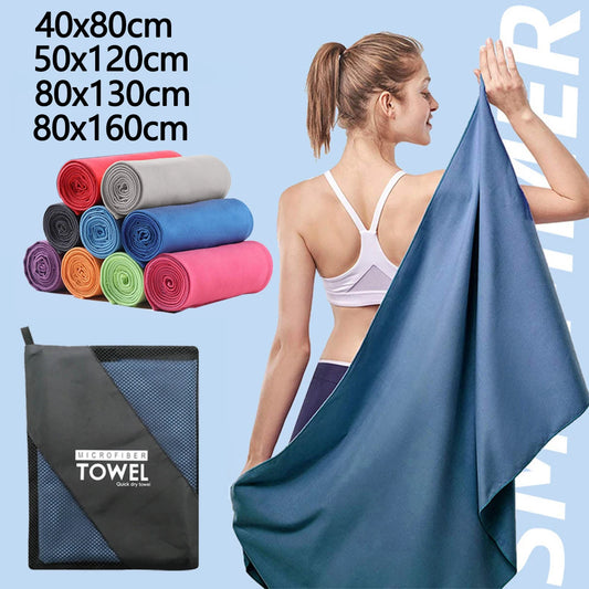 Microfiber Quick Dry Gym Towel, Odor-Free Absorbent Fiber Fast Drying Workout Towel