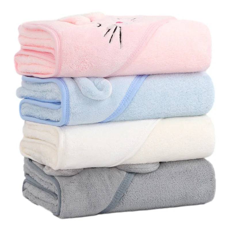 Baby Bath Towels, Soft Newborn Hooded Towel