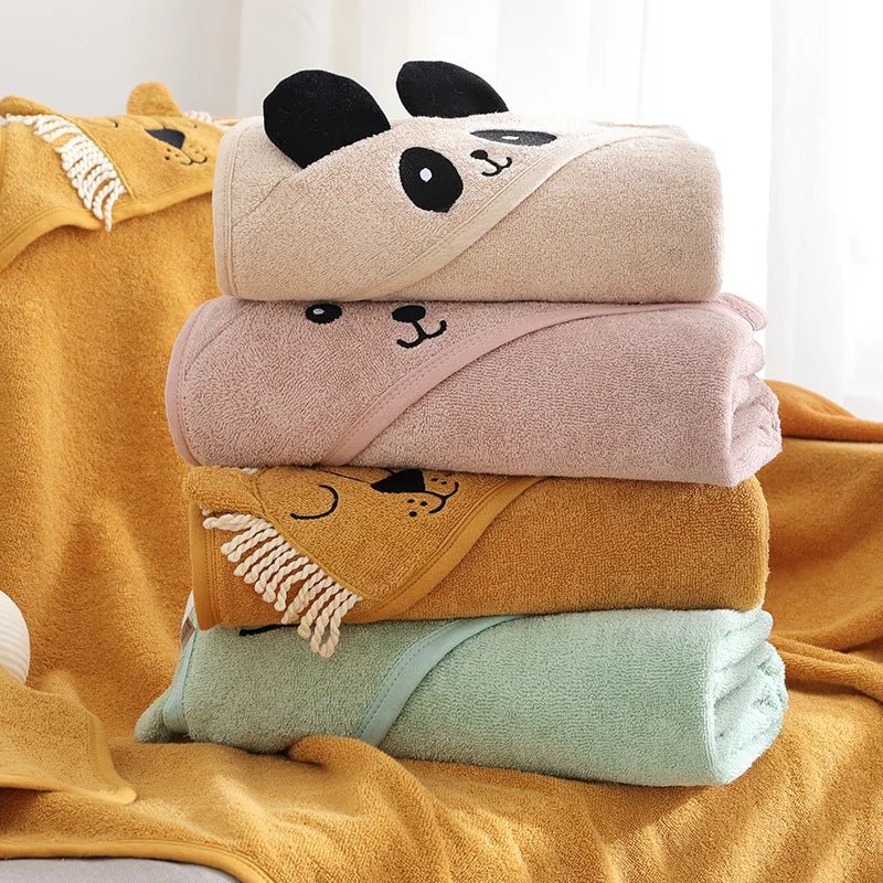 Baby Bath Towel with Hoodies/Cloak