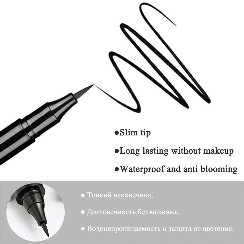 Quick Drying Waterproof Liquid Eyeliner Pencil for Natural Beauty Cosmetics