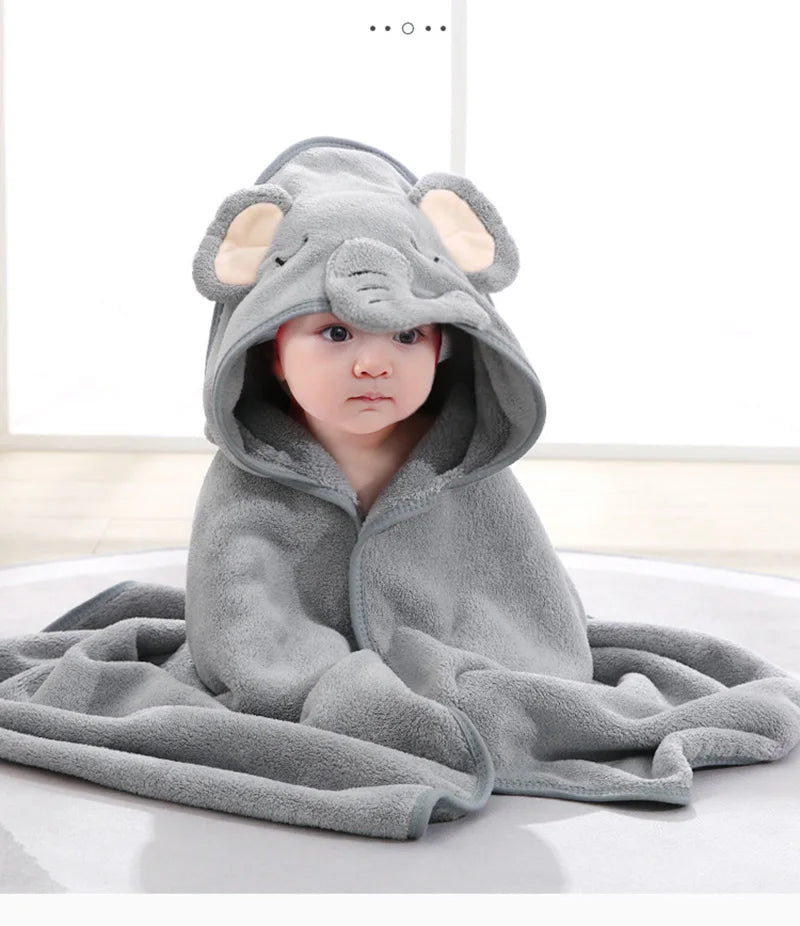 Baby Bath Towels, Soft Newborn Hooded Towel