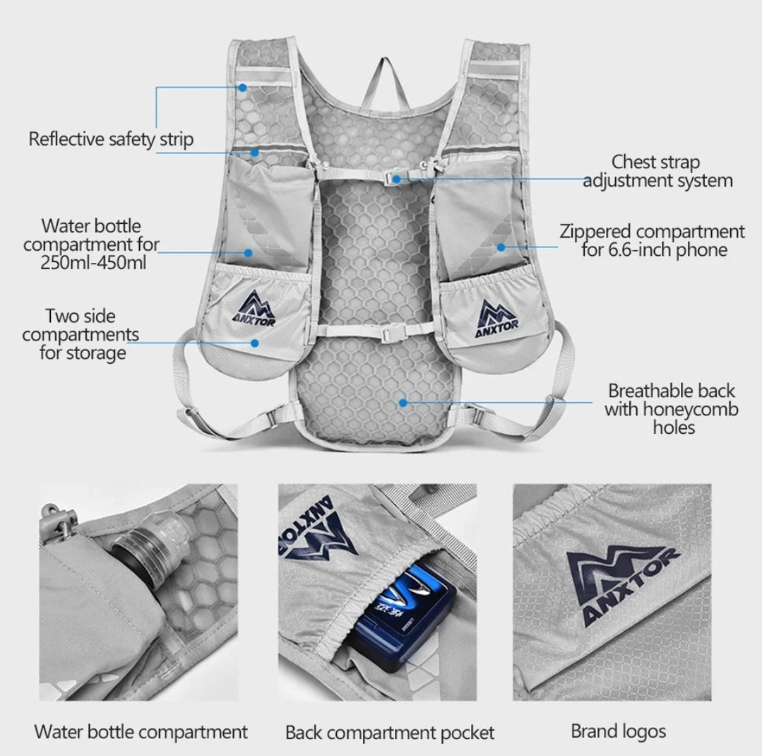 ANXTOR hydration backpack and bladder