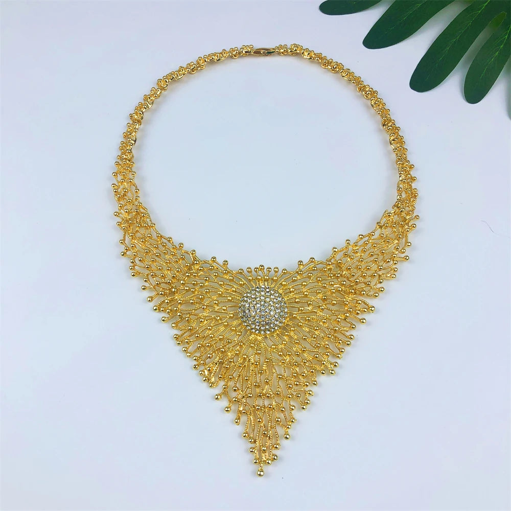 18K Gold Plated Jewelry Sets For Women