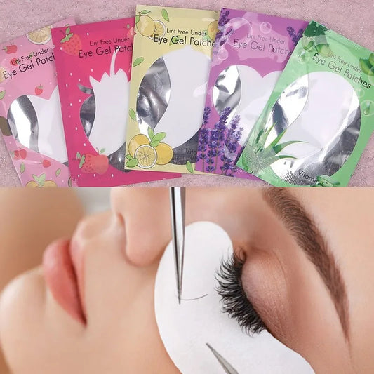 50pcs V Shaped Eyelashe Patches-Hydrogel Gel Eye Patches