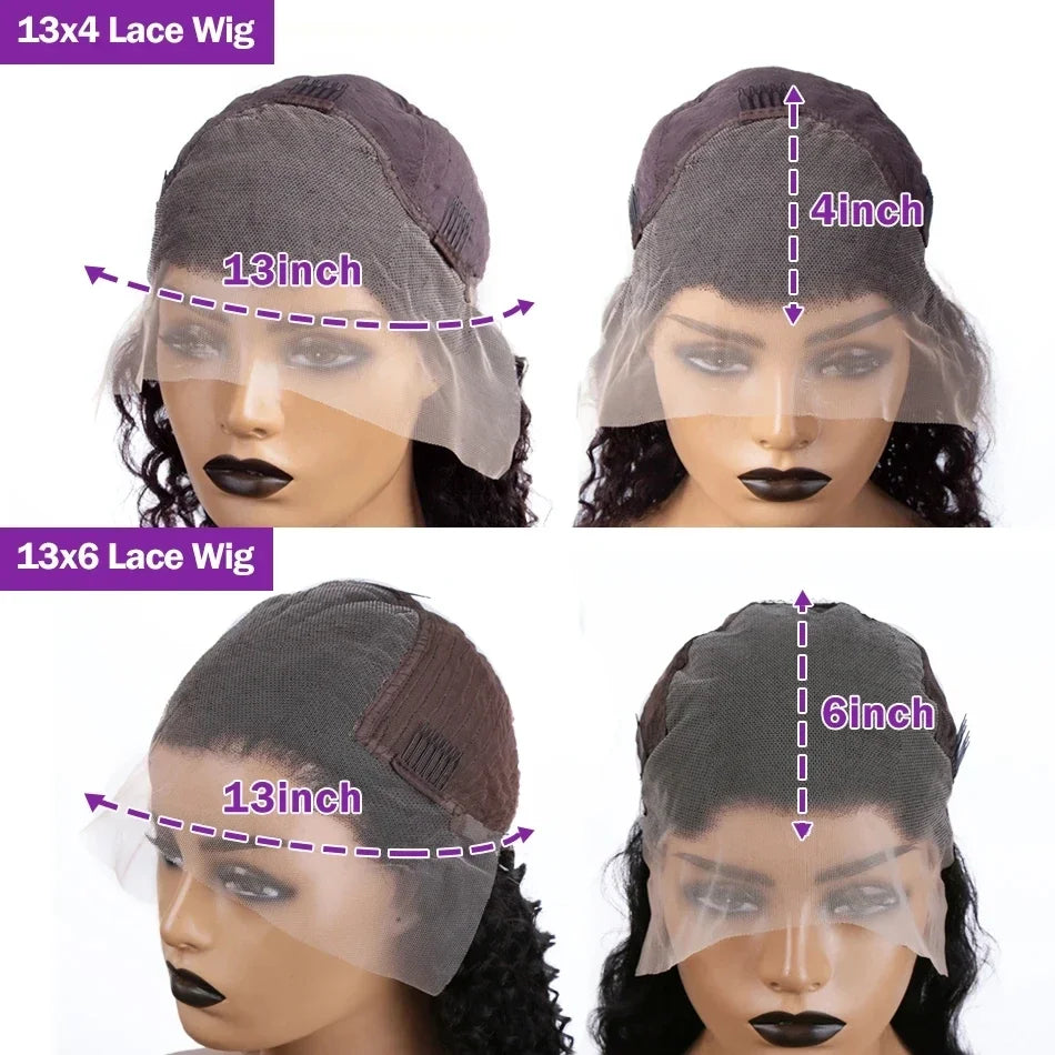 Bone Straight 13x6/13x4 HD Transparent Lace Front Wigs-Pre Plucked For Women