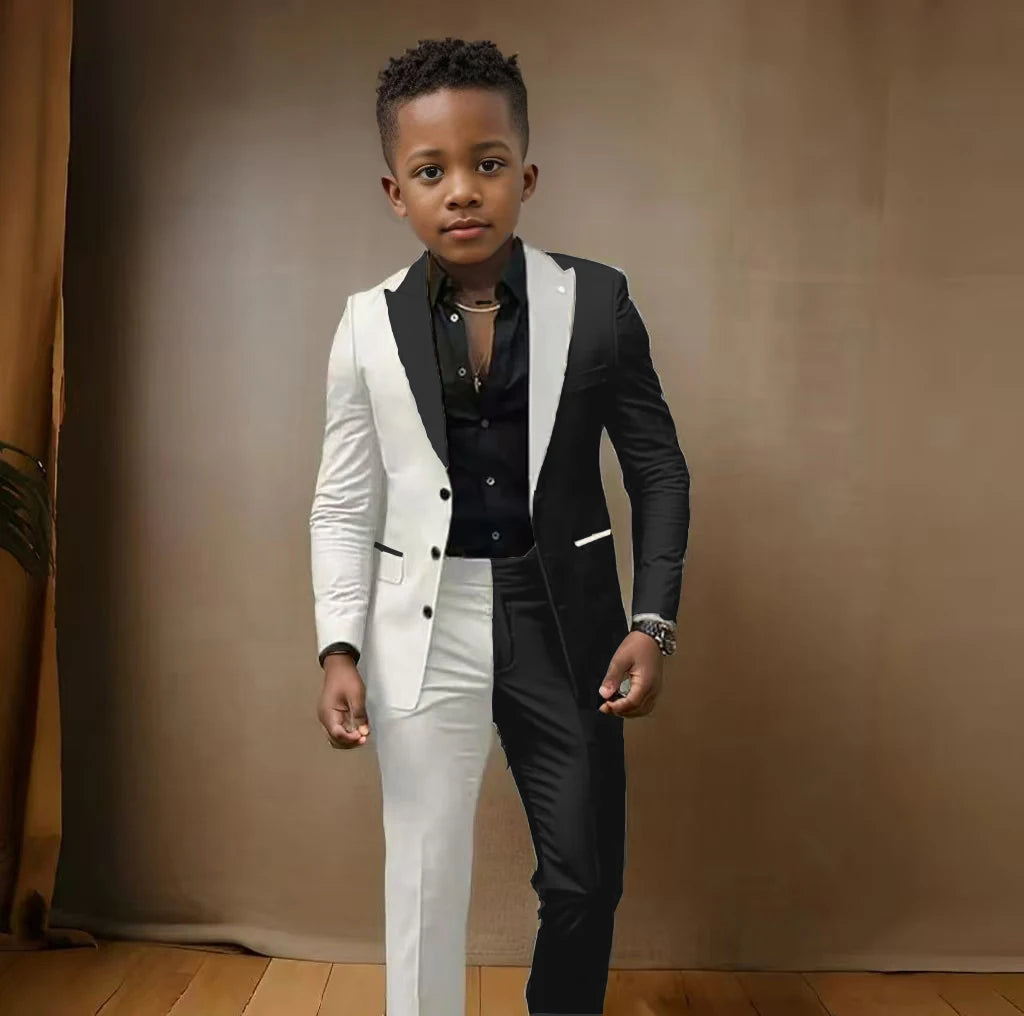 Suit For Boys 3-16 Years, Blazer Pant Set 2 Piece Slim Fi