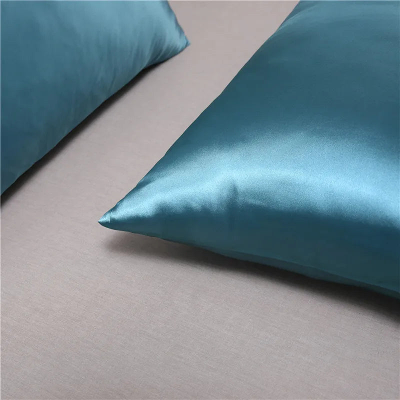 Silk Pillowcase - Silky Satin Hair Beauty Pillow Cover  - Standard/Queen Size - 1PC