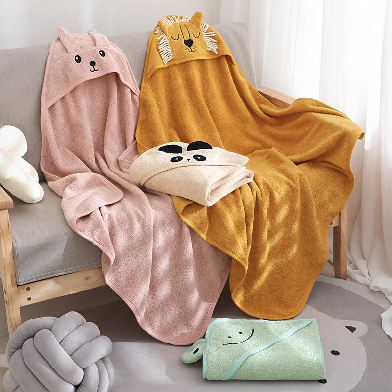 Baby Bath Towel with Hoodies/Cloak