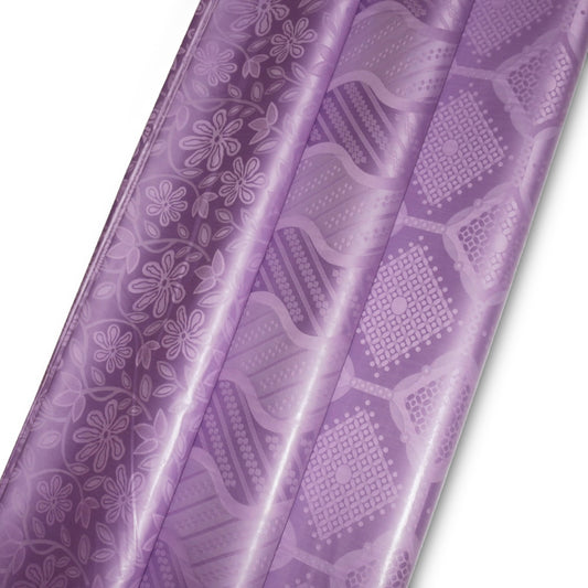 Purple 10 yards/lot Bazin Riche Fabric, Austria Quality Super Magnum Gold XL