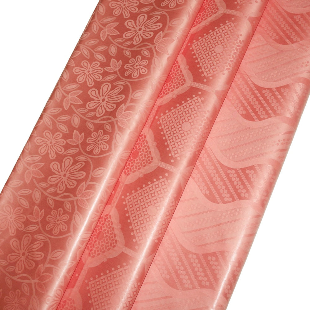 Hot Pink 10 yards/lot Bazin Riche Fabric, Austria Quality Super Magnum Gold XL
