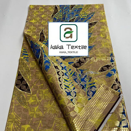 African Ankara Cotton Wax Material 6Yards